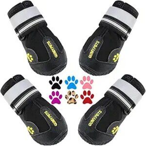 Dog Shoes for Large Dogs Medium Dog Boots & Paw Protectors for Winter Snowy Day